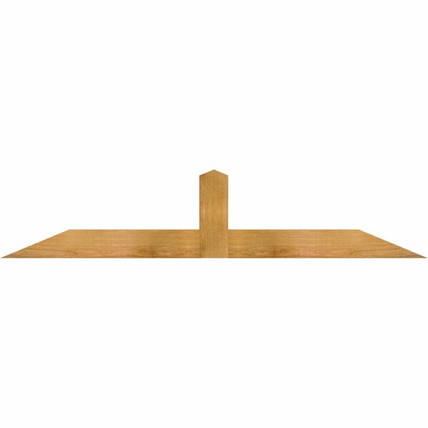 Ekena Millwork Portland Rough Sawn Timber Gable Bracket, Western Red Cedar, 60"W x 12"H x 2"D x 4"F, 5/12 Pitch GBW060X12X0204POR00RWR - main